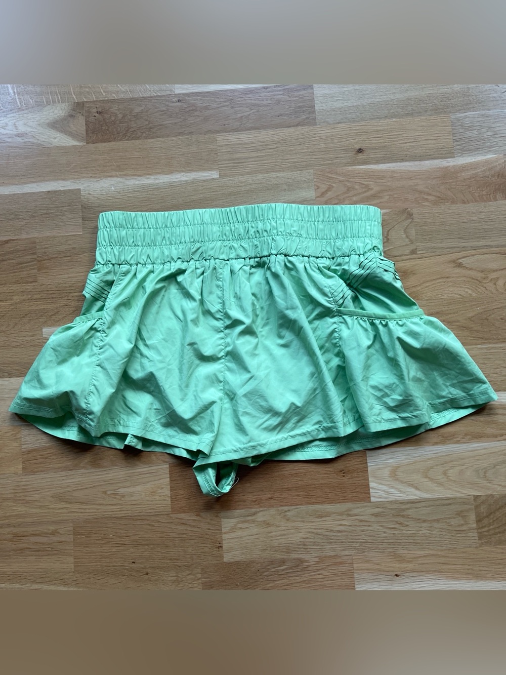 FP Movement by Free People Get Your Flirt on Short in Lime Green
